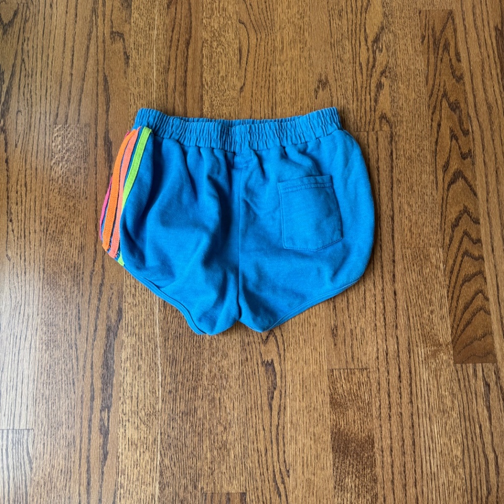 5 Stripe Jogger Short - Blue/Yellow - size xs - Picture 2 of 2